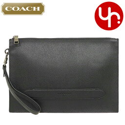 コーチ ハンドバッグ メンズ コーチ COACH バッグ ハンドバッグ F68154 ブラック 特別送料無料 クロスグレーン レザー ストラクチャード ポーチ アウトレット メンズ レディース ブランド 通販