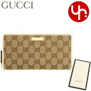 グッチ GUCCI 財布 長財布 307980 KY9IG ベージュ×アイボリー 特別送料無料 GG キャンバス レザー メタルバー ラウンド ジップ ウォレット レディース ブランド 通販 2022