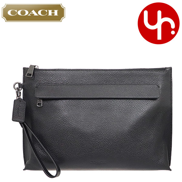 コーチ 結婚式向きバッグ レディース コーチ COACH バッグ クラッチバッグ セカンドバッグ F28614 ブラック メンズ レディース 特別送料無料 ペブルド レザー キャリーオール ポーチ アウトレット ブランド 通販