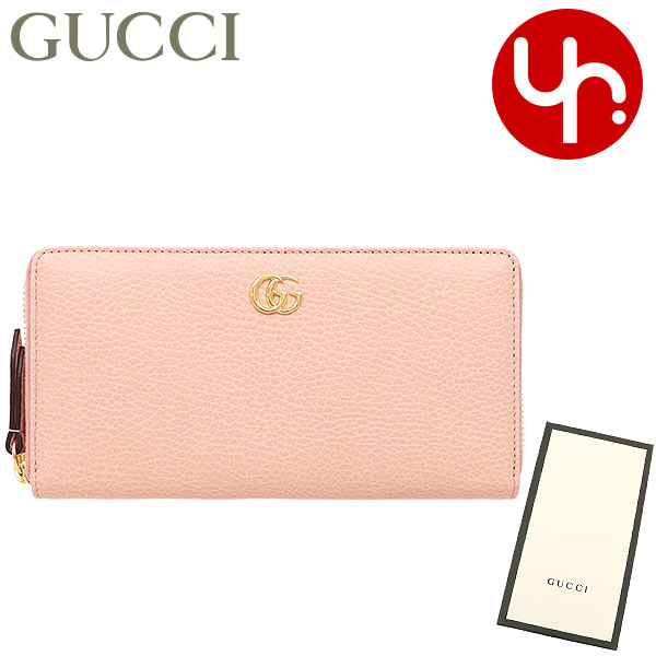 グッチ 長財布 レディース グッチ GUCCI 財布 長財布 456117 CAO0G パーフェクトピンク 特別送料無料 プチ GG マーモント レザー ラウンド ジップ ウォレット レディース ブランド 通販 2022