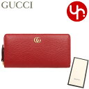 グッチ GUCCI 財布 長財布 456117 CAO0G ハイビスカスレッド 特別送料無料 プチ GG マーモント レザー ラウンド ジップ ウォレット レディース ブランド 通販 2022