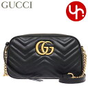 グッチ GUCCI バッグ ショルダーバッグ 447632 DTD1T ブラック 特別送料無料 GG マーモント シェブロン キルティング レザー スモール チ...