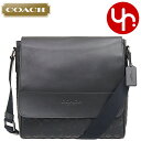 コーチ COACH バッグ ショルダーバッグ F04006 4006 ブラック 特別送料無料 ヒューストン デボスド シグネチャー レザー マップ バッグ アウトレット メンズ レディース ブランド 通販 斜めがけ