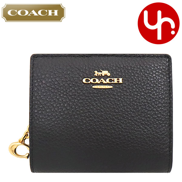 楽天インポートコレクションYR メンズコーチ COACH 財布 二つ折り財布 FC2862 C2862 ブラック 特別送料無料 ラグジュアリー ペブルド レザー C チャーム スナップ ラウンド ジップ ウォレット アウトレット レディース ブランド 通販