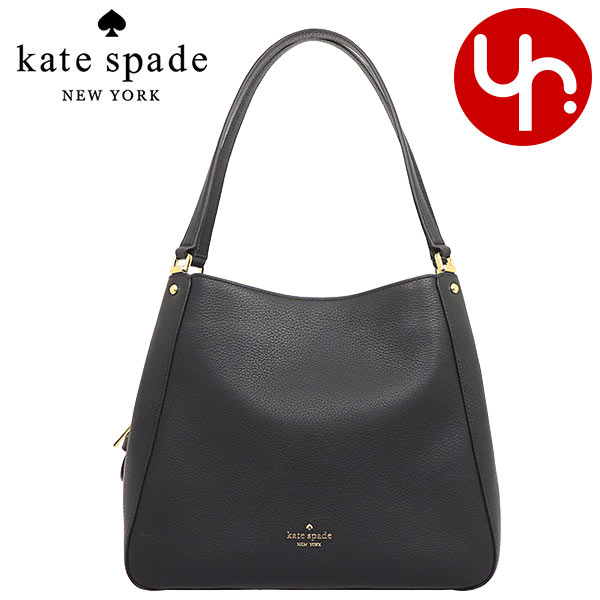 ケイト・スペード ニューヨーク 革バッグ レディース ケイトスペード kate spade バッグ ショルダーバッグ WKR00344 ブラック 特別送料無料 レイラ レザー ミディアム トリプル コンパートメント ショルダー バッグ アウトレット品 レディース ブランド 通販