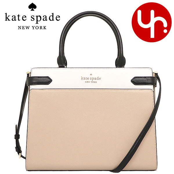 ケイト・スペード ニューヨーク 革バッグ レディース ケイトスペード kate spade バッグ トートバッグ WKRU6950 ウォームベージュマルチ 特別送料無料 ステイシー カラーブロック レザー ラージ サッチェル アウトレット品 レディース ブランド 通販 斜めがけ 通勤