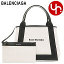 バレンシアガ BALENCIAGA バッグ トートバッグ 339933 2HH3N ナチュラル×ブラック 特別送料無料 ネイビー カバス ロゴ プリント キャンバス スモール トートバッグ (ポーチ付き)レディース ブランド 通販 2022