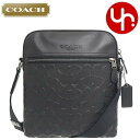 ショルダーバッグ コーチ COACH バッグ ショルダーバッグ F04009 4009 ブラック メンズ レディース 特別送料無料 ヒューストン デボスド シグネチャー レザー フライト バッグ アウトレット品 ブランド 通販 斜めがけ