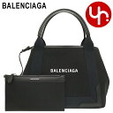 バレンシアガ BALENCIAGA バッグ トートバッグ 339933 2HH3N ブラック 特別送料無料 ネイビー カバス ロゴ プリント キャンバス スモール トートバッグ (ポーチ付き) レディース ブランド 通販