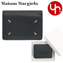 メゾンマルジェラ Maison Margiela 財布 三つ折り財布 SA3UI0012 P4806 ブラック 特別送料無料 4ステッチ ゴート レザー ミニ フラップ ウォレット レディース ブランド 通販