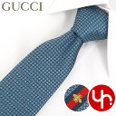グッチ GUCCI アパレル ネクタイ 456510 4E002 ブルー×ブルーレッド メンズ 特別送料無料 HENAN ビー ウェブ ストライプ シルク ネク...