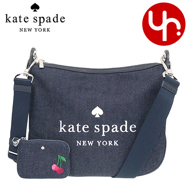 【P3倍 5/13 0:00〜5/15 23:59】ケイトスペード kate spade バッグ ショルダーバッグ K6099 ブルーマルチカラー 特別送料無料 ロージー チェリー デニム クロスボディー (ポーチ付き） アウトレットレディース ブランド 通販 斜めがけ 旅行 通勤 2022SS