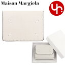 メゾンマルジェラ Maison Margiela 財布 三つ折り財布 SA3UI0012 P4806 アイボリー 特別送料無料 4ステッチ ゴート レザー ミニ フラップ ウォレット レディース メンズ ブランド 通販