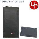 トミー ヒルフィガー TOMMY HILFIGER 財布 長財布 31TL13X023 ブラック 特別送料無料 SUPERWAXY ジェニュイン レザー ロング ジップ アラウンド ウォレット メンズ ブランド 通販 2022