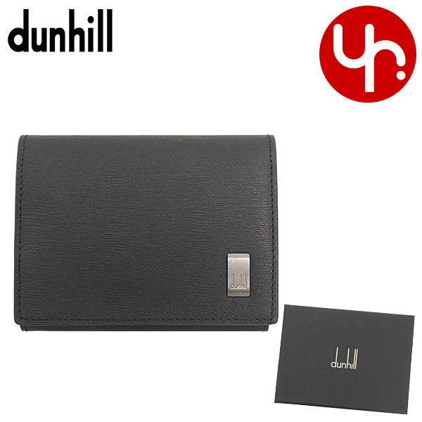 ダンヒル Dunhill 財布 コインケース DU19F2F80SG ブラック メンズ 特別送料無料 サイドカー レザー ガンメタル ロゴ プレート コインパース ブランド 通販