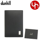 ダンヒル 定期入れ（メンズ） ダンヒル Dunhill カードケース 名刺入れ DU19F2F47AT ブラック メンズ 特別送料無料 サイドカー レザー メタル ロゴ プレート ビジネス カード ケース ブランド 通販 2022AW