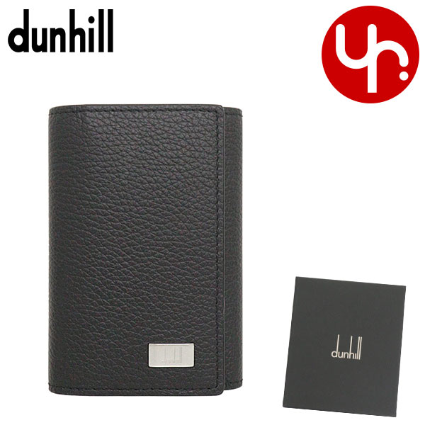 ダンヒル キーケース（メンズ） ダンヒル Dunhill 小物 キーケース DU19F2950AV ブラック メンズ 特別送料無料 アヴォリティーズ レザー ガンメタル ロゴ プレート 6連 キーケース ブランド 通販