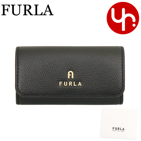 フルラ キーケース フルラ FURLA 小物 キーケース WR00436 ARE000 オニキス×ネロ O6000 ONYX/NERO 特別送料無料 フルラ カメリア レザー 4連 キーケース レディース ブランド 通販 2023SS