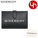 ジバンシィ GIVENCHY 財布 二つ折り財布 BB60K8B1J5 ブラック 特別送料無料 エンボスド 4G カーフ レザー ロゴ ミディアム ビルフォールド Gカット ウォレット レディース ブランド 通販 薄型