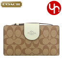 コーチ COACH 財布 長財布 FC2874 C2874 カーキ×ライトセージ 特別送料無料 ラグジュアリー カラーブロック シグネチャー テック ウォレット アウトレット品 レディース ブランド 通販 2023SS