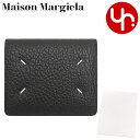 メゾン マルジェラ 二つ折り財布 メンズ メゾンマルジェラ Maison Margiela 財布 二つ折り財布 S56UI0140 P4455 ブラック 特別送料無料 4ステッチ エンボス カーフ レザー バイフォールド ウォレット レディース メンズ ブランド 通販 2023SS