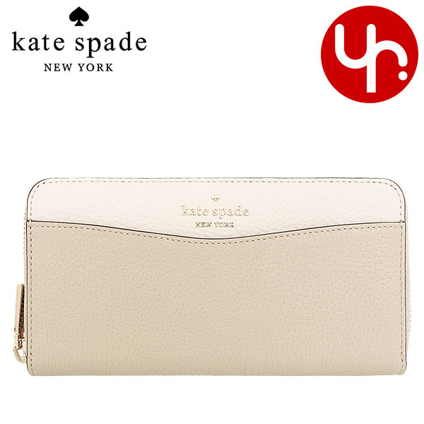 ケイト・スペード ニューヨーク 財布（レディース） ケイトスペード kate spade 財布 長財布 WLR00402 ライトサンドマルチ 特別送料無料 レイラ カラーブロック レザー ラージ コンチネンタル ウォレット アウトレット品レディース ブランド 通販 2023SS