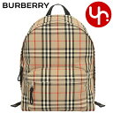 バーバリー BURBERRY バッグ リュック 8016106 アーカイブベージュ 特別送料無料 バーバリー ヴィンテージ チェック コットン ブレンド バックパックレディース メンズ ブランド 通販 旅行 通勤 2023SS