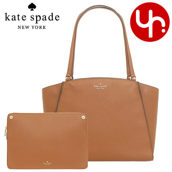 ケイト・スペード ニューヨーク 革トートバッグ レディース ケイトスペード kate spade バッグ トートバッグ K9441 ウォームジンジャーブレッド 特別送料無料 ブリム ペブルド レザー ラップトップ トート アウトレット品レディース ブランド 通販 通勤 2023SS