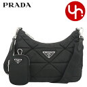 プラダ 財布（レディース） プラダ PRADA バッグ ショルダーバッグ 1BC151 RDJN B9O ネロ 特別送料無料 テスート キルティング パデッド リナイロン Re Nylon トライアングル ロゴ ショルダーバッグ ポーチ付きレディース ブランド 通販 斜めがけ 2023SS