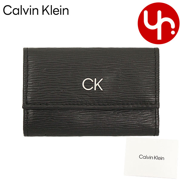 カルバンクライン キーケース（メンズ） カルバン クライン Calvin Klein 小物 キーケース 31CK170002 ブラック 特別送料無料 ジェニュイン レザー 6連 キーケースメンズ ブランド 通販 2023SS