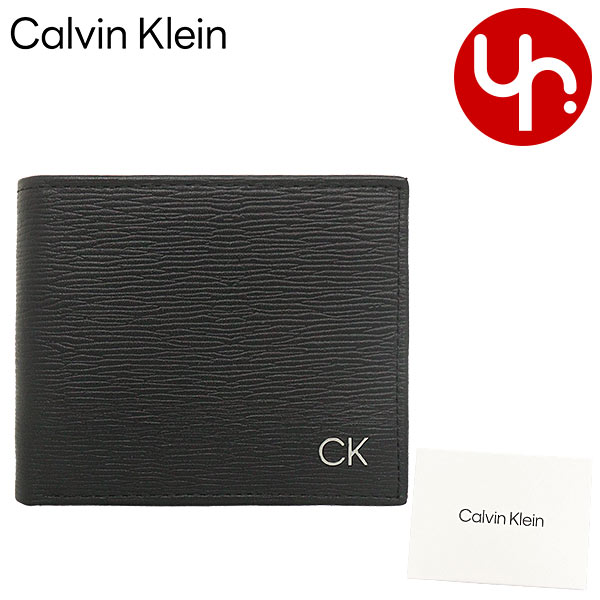 カルバン・クライン 革財布 メンズ カルバン クライン Calvin Klein 財布 二つ折り財布 31CK130008 ブラック 特別送料無料 ジェニュイン レザー バイフォールド コイン ポケット ウォレットメンズ ブランド 通販 2023SS