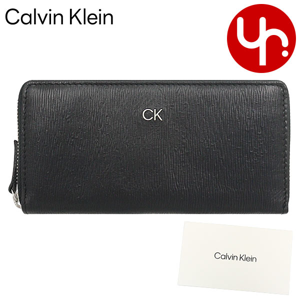 カルバン・クライン 長財布 メンズ カルバン クライン Calvin Klein 財布 長財布 31CK190004 ブラック 特別送料無料 ジェニュイン レザー ジップ アラウンド コンチネンタル ウォレットメンズ ブランド 通販 2023SS