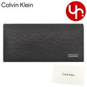 カルバンクライン 財布（メンズ） カルバン クライン Calvin Klein 財布 長財布 31CK190005 ブラック 特別送料無料 ジェニュイン レザー ジップ コイン ポケット ロング フォールド ウォレットメンズ ブランド 通販 薄型 2023SS