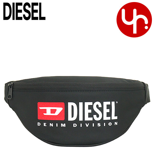 ディーゼル ミニショルダーバッグ メンズ ディーゼル DIESEL バッグ ショルダーバッグ X09554 P5480 ブラック 特別送料無料 RINKE ポリエステル デニム ディビジョン ロゴ ベルト バッグメンズ レディース ブランド 通販 斜めがけ 2023SS