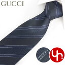 グッチ GUCCI アパレル ネクタイ 499694 4B002 ネイビー 特別送料無料 ALISE ストライプ ワンポイント ロゴ ライン シルク ネクタイメ...