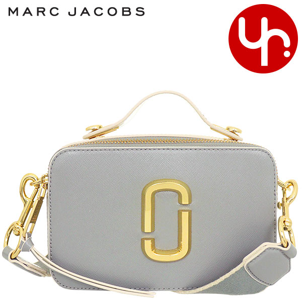 マークジェイコブス Marc Jacobs バッグ ショルダーバッグ M0015898 ロックグレー 特別送料無料 ザ シュア ショット ラージ スナップショット レザー ダブルJ ロゴ トップ ハンドル クロスボディーレディース ブランド 通販 斜めがけ