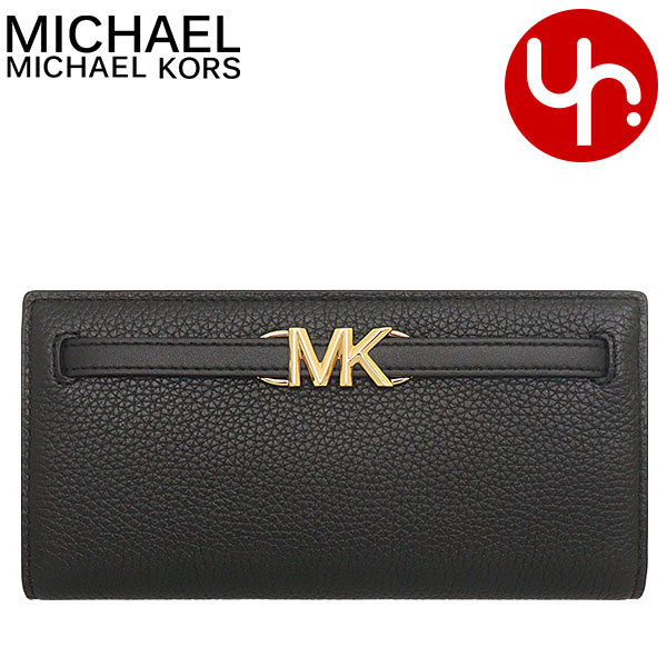 マイケル・コース 長財布 レディース マイケルコース MICHAEL KORS 財布 長財布 35S3G6RE3L ブラック 特別送料無料 リード レザー ラージ スナップ ウォレット アウトレット品レディース ブランド 通販 薄型 2023SS