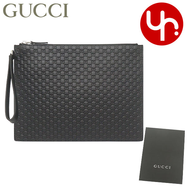 グッチ ハンドバッグ グッチ GUCCI バッグ ハンドバッグ 544477 BMJ1N ブラック 特別送料無料 マイクロ グッチシマ ソフト レザー マルゴー ポーチ クラッチバッグ アウトレット品メンズ ブランド 通販 2023SS