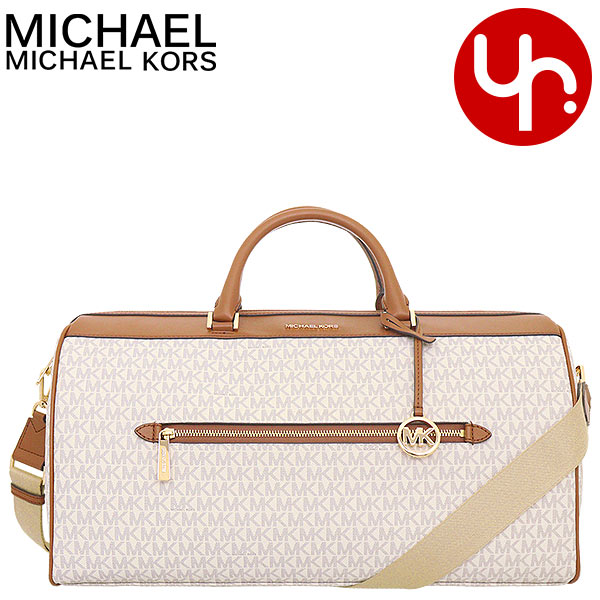 楽天インポートコレクションYR メンズマイケルコース MICHAEL KORS バッグ ボストンバッグ 35H1GTFD4B バニラ 特別送料無料 トラベル シグネチャー エクストラ ラージ トップ ジップ ダッフル アウトレット品レディース ブランド 通販 斜めがけ 旅行 通勤 2023SS