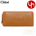 クロエ chloe 財布 長財布 CHC23AP970 I10 キャラメル 特別送料無料 CHLOE SENSE クロエ センス シャイニー カーフ レザー ロング ジップ ウォレットレディース ブランド 通販 2023AW