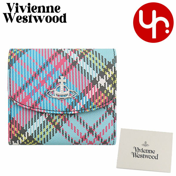 ヴィヴィアンウエストウッド ペレナッパ 財布（レディース） ヴィヴィアン ウエストウッド Vivienne Westwood 財布 二つ折り財布 51150003 S000V マックアンディタータン 特別送料無料 バイオグリーン サフィアーノ ヴィーガン レザー プリント スモール フラップ ウォレットレディース ブランド 通販 2023SS