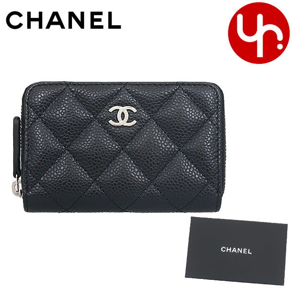 シャネル コインケース シャネル CHANEL 財布 コインケース AP0216 Y01588 ブラック 特別送料無料 マトラッセ キャビアスキン クラシック ジップ コインパースレディース ブランド 通販 2023AW