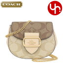 コーチ COACH バッグ ショルダーバッグ FCJ541 CJ541 ライトカーキ×アイボリーマルチ 特別送料無料 モーガン シグネチャー コーテッドキャンバス チェーン ショルダー アウトレット品レディース ブランド 通販 斜めがけ 2023AW