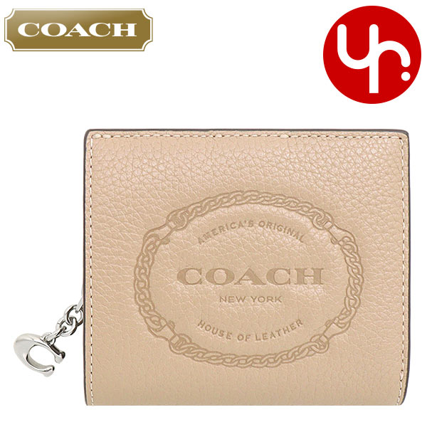 コーチ COACH 財布 二つ折り財布 FCM216 CM216 トープ 特別送料無料 コーチ ヘリテージ ぺブルド レザー C チャーム スナップ ラウンド ジップ ウォレット アウトレット品レディース ブランド 通販 2023AW あす楽