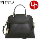 フルラ FURLA バッグ ハンドバッグ WB01285 ARE000 オニキス×ネロ O6000 ONYX/NERO 特別送料無料 パイパー レザー ミディアム ドーム ハンドバッグレディース ブランド 通販 2023AW あす楽