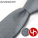 ジバンシィ GIVENCHY アパレル ネクタイ GV80LS J5082 グレー 特別送料無料 ジバンシィ ロゴ チェック シルク ネクタイメンズ ブランド 通販 2023SS