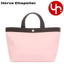 エルベシャプリエ Herve Chapelier バッグ トートバッグ 704GP タラマ×モカ 特別送料無料 リュクス コーテッド キャンバス スクエア ミデ...