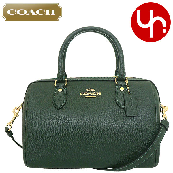 コーチ COACH バッグ ショルダーバッグ FCH282 CH282 アマゾングリーン 特別送料無料 ラグジュアリー クロスグレーン レザー ローワン サッチェル アウトレット品レディース ブランド 通販 斜めがけ 旅行 通勤 2023AW