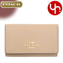 コーチ キーケース（メンズ） コーチ COACH 小物 キーケース F76741 76741 トープ 特別送料無料 クロスグレーン レザー 5連 キーケース アウトレット品レディース メンズ ブランド 通販 2023AW