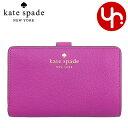 ケイト・スペード ニューヨーク 二つ折り財布 レディース ケイトスペード kate spade 財布 二つ折り財布 KE596 バハローズ 特別送料無料 エルシー ペブルド レザー ミディアム コンパクト バイフォールド ウォレット アウトレット品レディース ブランド 通販 L型 2023AW